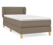Boxspring krevet s madracem, smeđe-siva, 80x200 cm, tekstil thumbnail 2