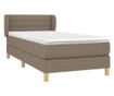 Boxspring krevet s madracem, smeđe-siva, 80x200 cm, tekstil thumbnail 3