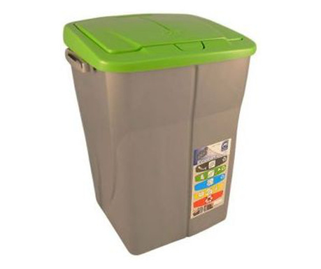 Cos gunoi, 45 litri, Ecobin verde
