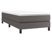 Okvir za krevet s oprugama sivi 90x200 cm od umjetne kože