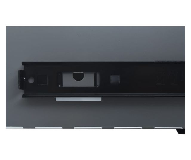 Banc de lucru, negru, 120 x 60 x 85 cm, otel