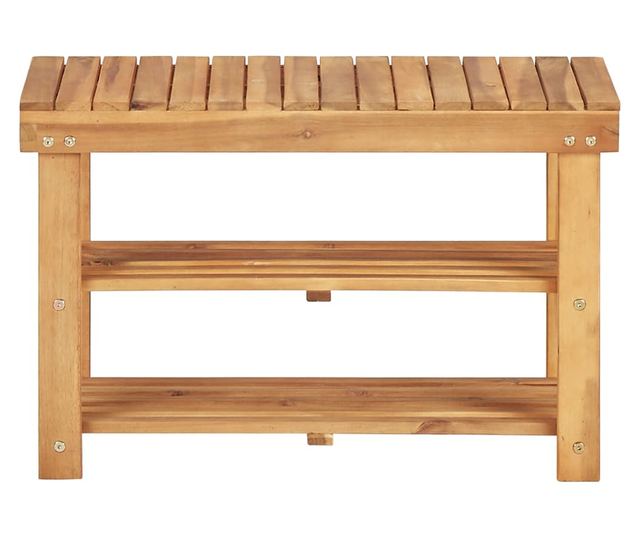 Pantofar, 70 x 32 x 46 cm, lemn masiv de acacia
