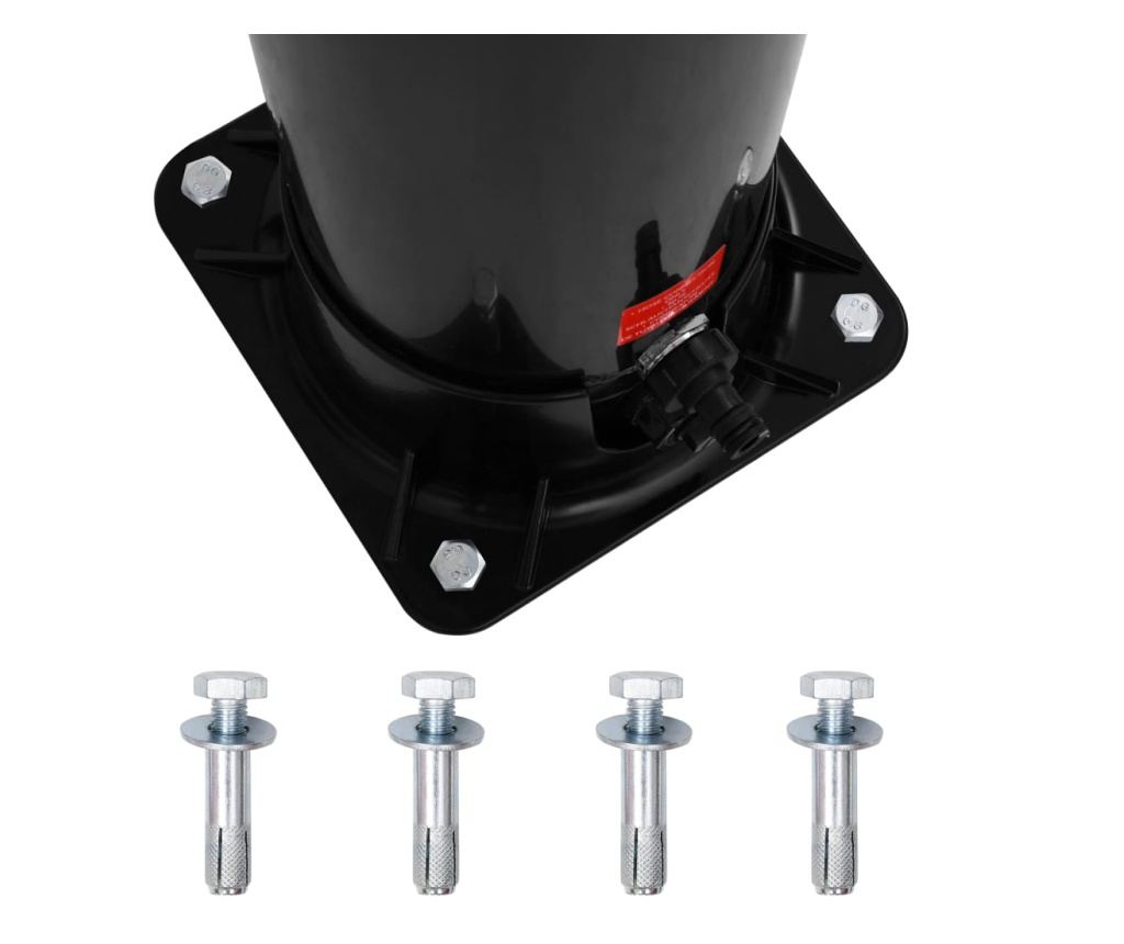 kültéri szolárzuhany zuhanyfejjel és csappal 40 L - 10