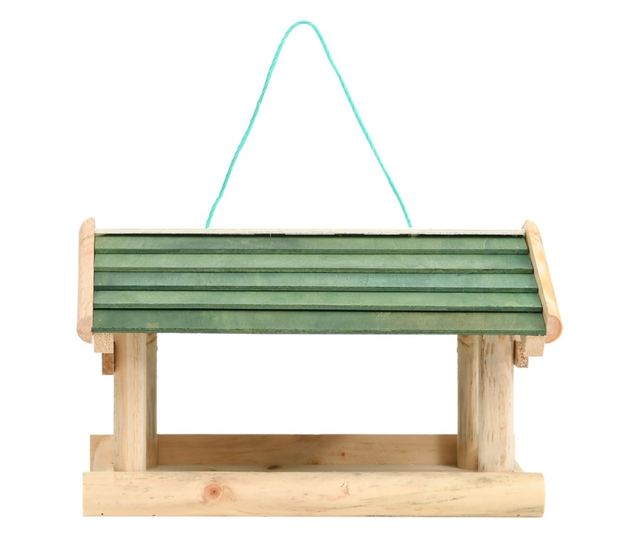 Hranitor de pasari, 35x29,5x21 cm, lemn masiv