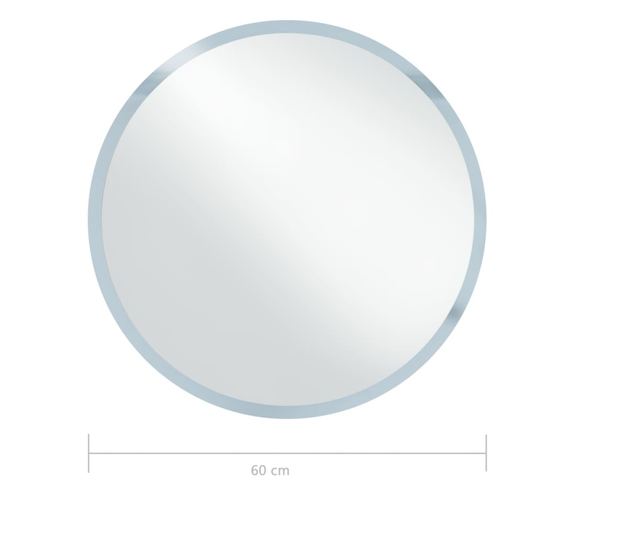 Kupaonsko LED ogledalo 60 cm