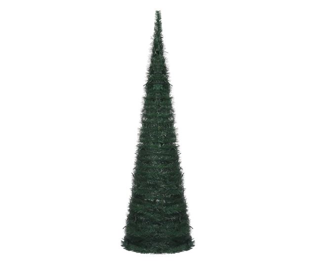 Prigodno umjetno božićno drvce s LED svjetlima zeleno 150 cm