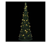 Prigodno umjetno božićno drvce s LED žaruljama zeleno 180 cm