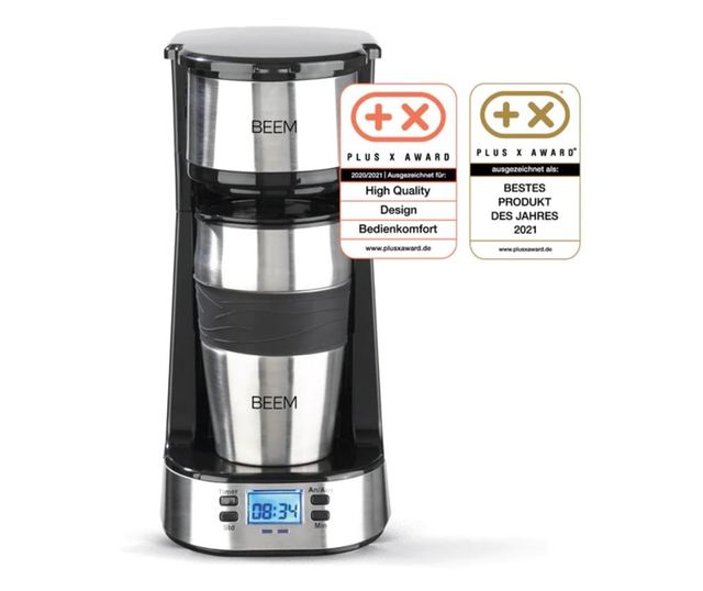 Cafetiera programabila, BEEM, Thermo 2 Go, negru