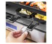 Plita grill si raclette cu fondue, Gastroback, Advanced Plus, 2200 W, 9 persoane, inox