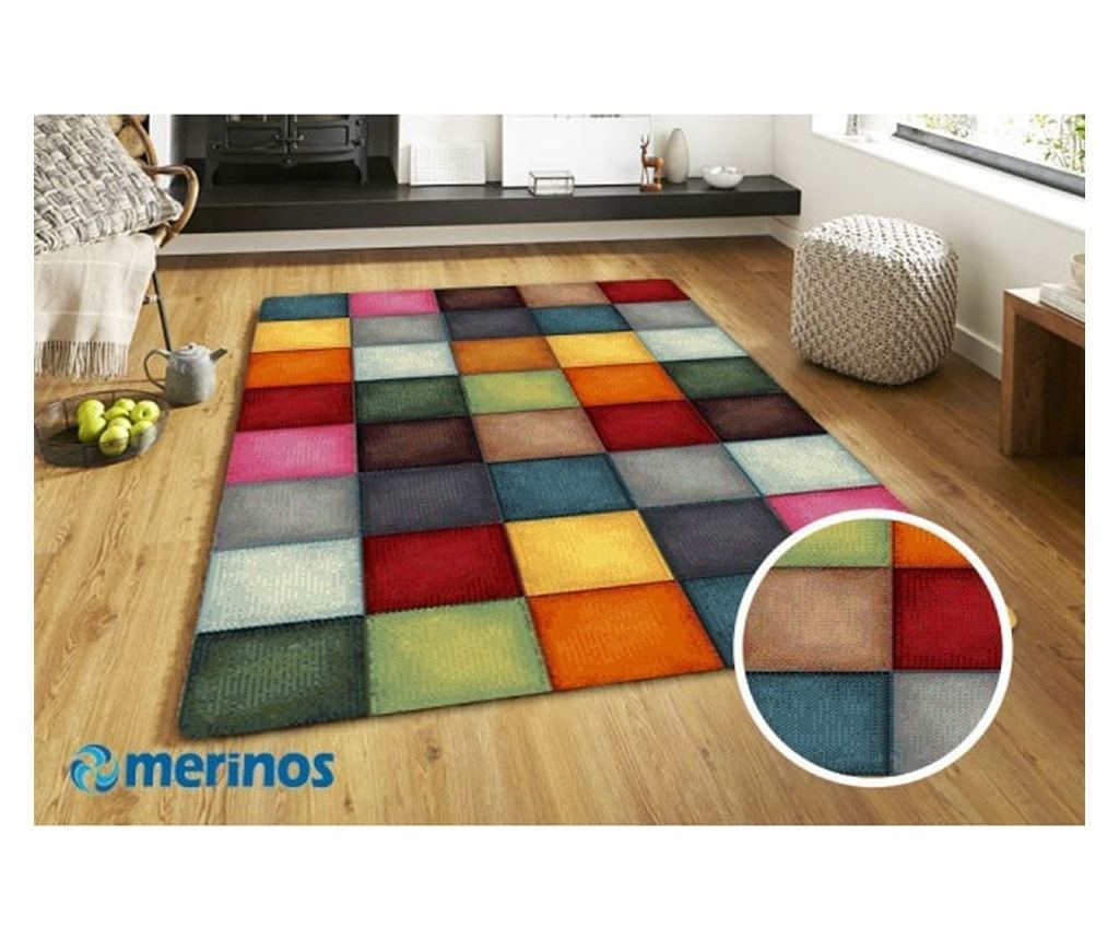 Covor MERINOS, Belis 22605 110 Multi 80 x 150 cm, densitate covor 2.85 KG/m², grosime covor 13 mm, Numar noduri pe m² 288000 - 2