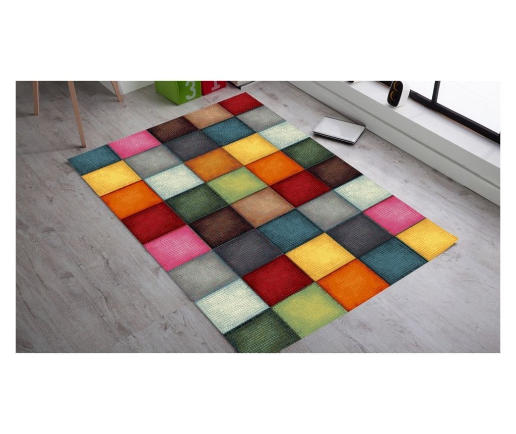 Covor MERINOS, Belis 22605 110 Multi 80 x 150 cm, densitate covor 2.85 KG/m², grosime covor 13 mm, Numar noduri pe m² 288000 - 4