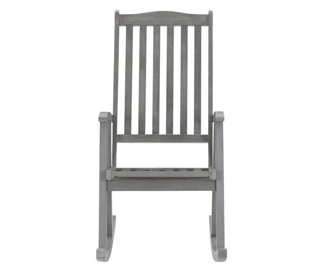 Gležanj s jastučićima, sivi, masivno drvo akacije