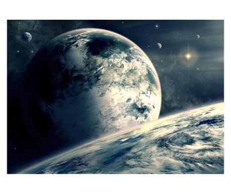 Тапет Universe в сиво, 400 х 250 см