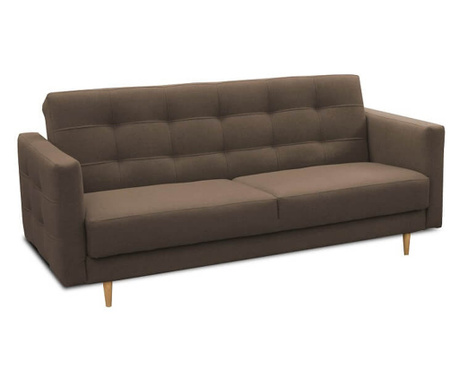 Natúr barna kihúzható kanapé Amedia 207x124x92 cm