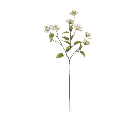 Комплект 12 изкуствени цветя Lantana крем 66 см