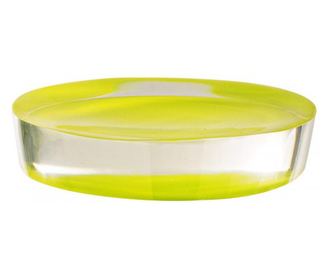 Savoniera verde lime Topazio 12x2.4 cm
