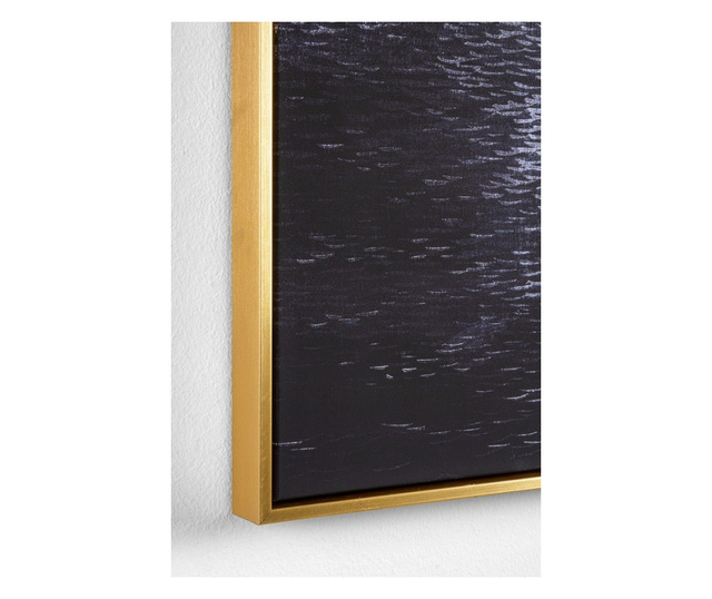 Удебелена абстрактна картина на платно 62,6x4,3x92,6 см