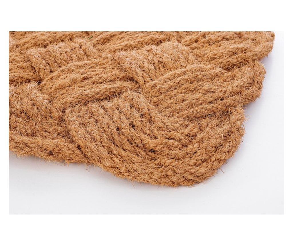 Covoras intrare casa fibre cocos Braid 40x60 cm - 2