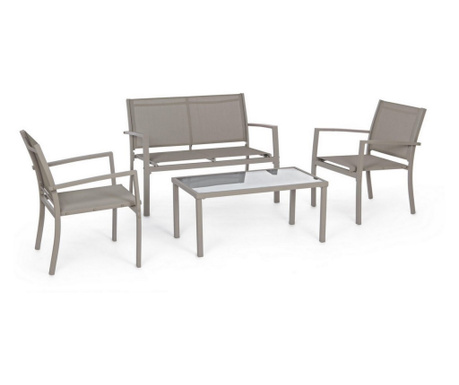 Комплект градински мебели 4 части Trent 108x62x78 см, 61x62x78 см, 90x50x41 см