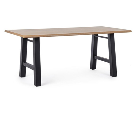 Fred crno smeđi stol 180x90x76 cm