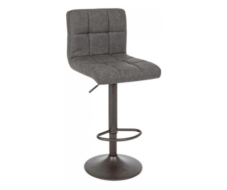 Комплект 2 тъмносиви бар стола Greyson 42x51x113 см