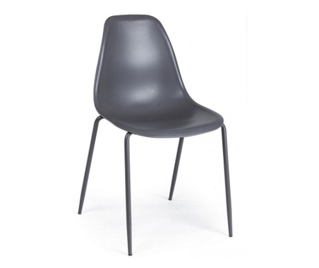 Set 4 scaune gri Iris 45x52x84 cm