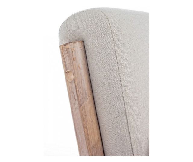 Ancilla Beige Upholstered Armchair 66x85x74 cm