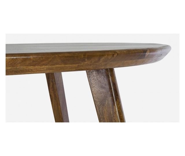 Кафява дървена маса Sylvester 120x76 см