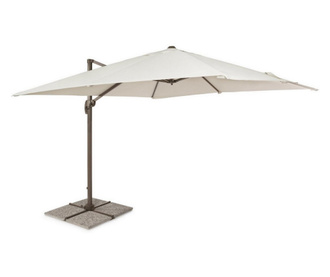 Градински чадър Dallas, кремав, 300x300x255 см