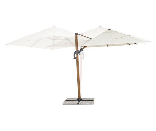 Градински чадър Orion, бежов, 300x200x245 см