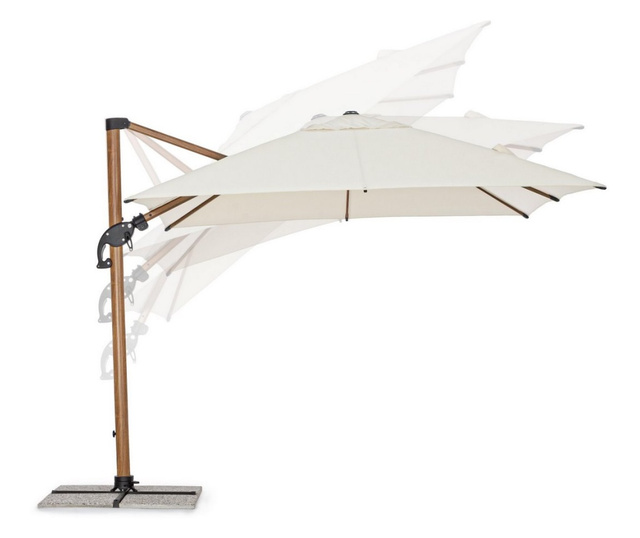 Orion kerti esernyő, bézs, 300x300x255h
