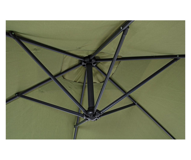 Градински чадър Texas, зелен, 300x200x260 см