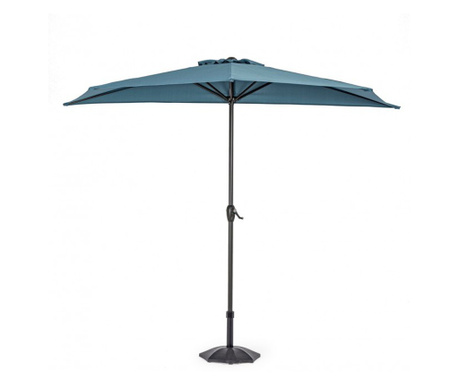 Kerti esernyő, kék, Kalife, 270x135x232 cm
