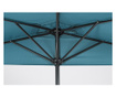Kerti esernyő, kék, Kalife, 270x135x232 cm