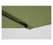Kerti esernyő, zöld, Kalife, 270x135x232 cm