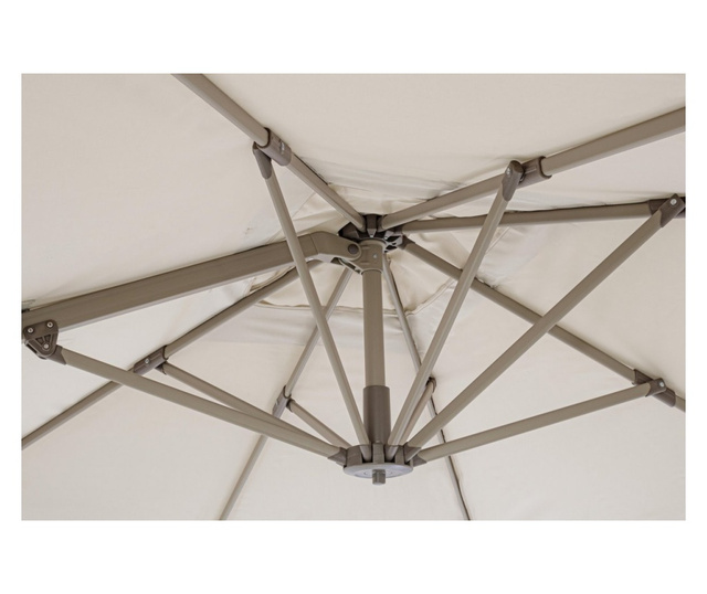 Градински чадър Saragozza, бежов, 300x200x260 см