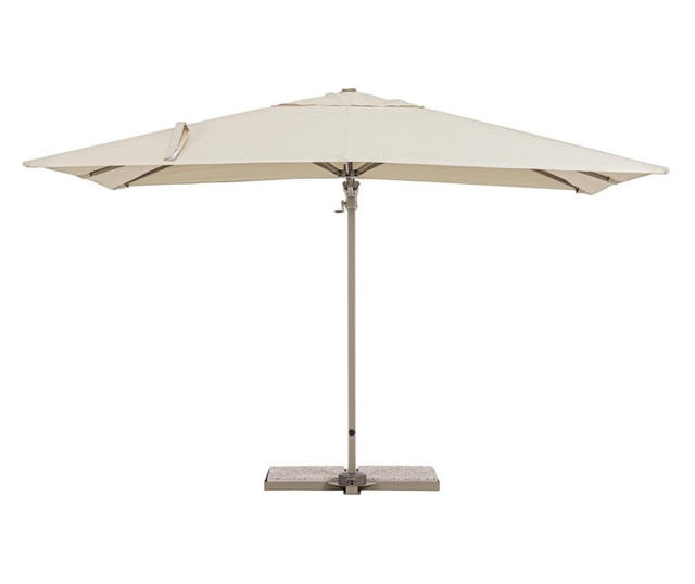 Saragozza kerti esernyő, bézs, 300x200x260 cm