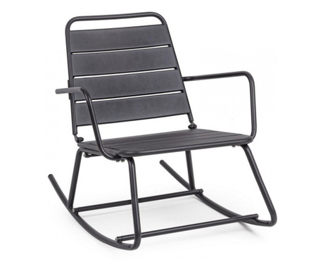 Lilian stolica za ljuljanje od sivog željeza 63x90x74 cm