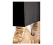 Fa lámpaernyő és textil lámpabúra Naga 60x20x55 cm