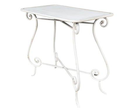 Starinski bijeli stol 90x48x79 cm