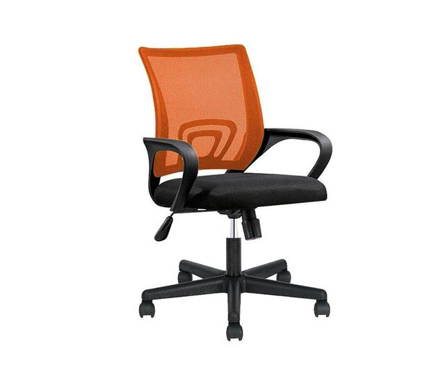 Kancelářská otočná židle s područkami ve více barvách,oranžová