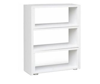 Kloe 3 polcos fehér mdf polc 125x24x83 cm