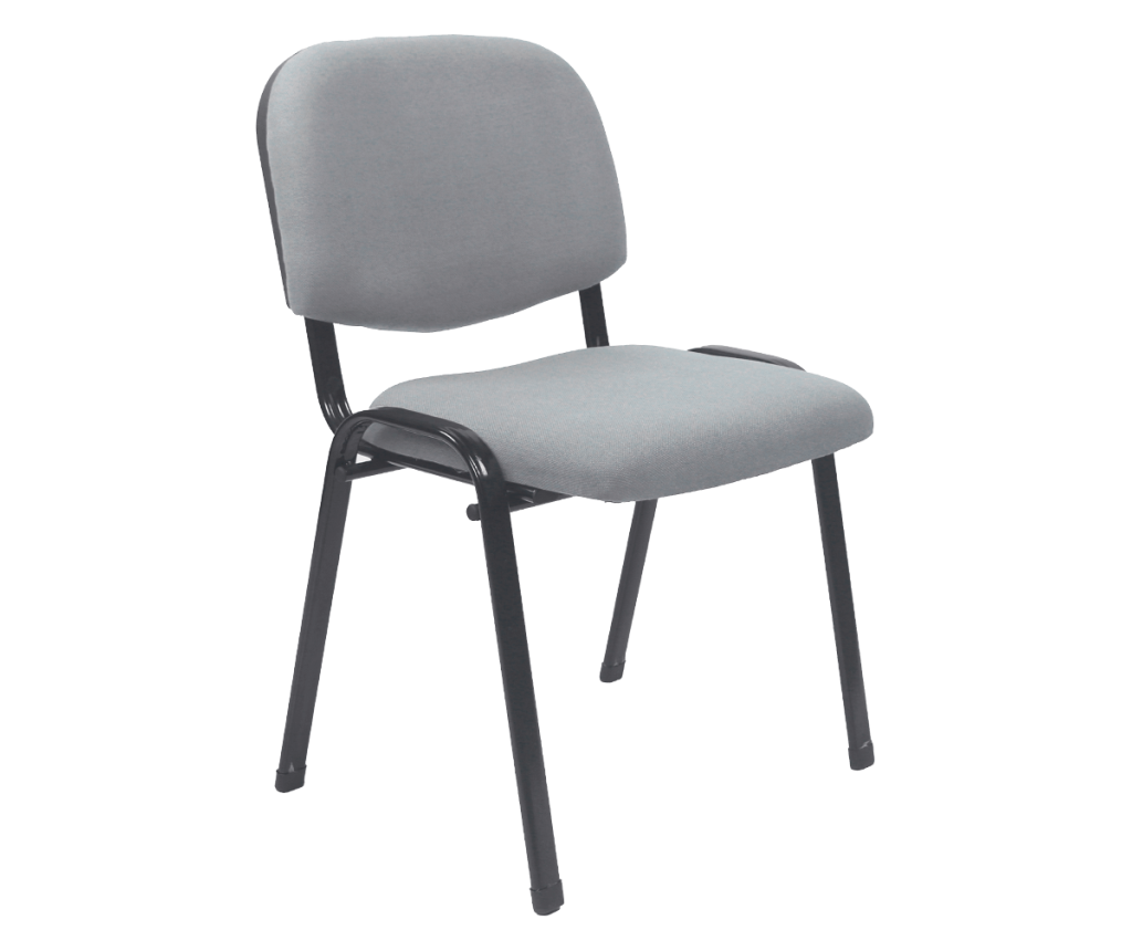 Siv pisarniški stol Iso 53,5x43x78 cm