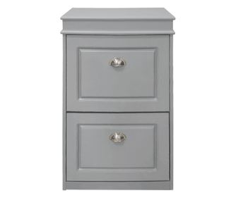 Omarica za čevlje 2 prekata mdf siva Seber 53,5x24x82,5 cm