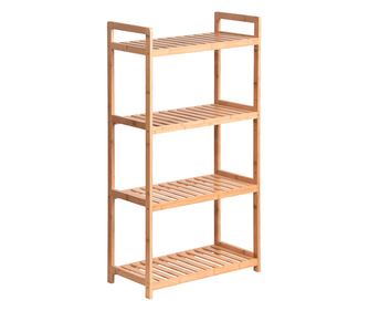 Fiore natúr bambusz polc 4 polccal 53x26x100 cm