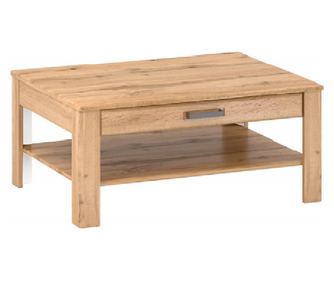 Apalache tölgy MDF dohányzóasztal Pusant 100x75x45 cm