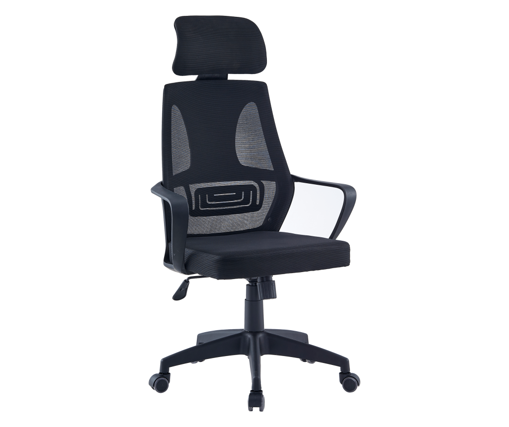 Crna uredska stolica Taxis 59x60x123 cm