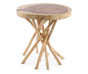 Konferenční stolek z přírodního dřeva Solidad 56 cm X 56 cm X 56 V