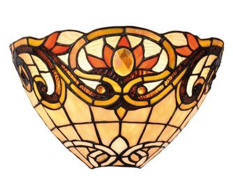 Απλικέ πολυρεζίνης και γυαλιού Tiffany II 30x15x20 cm