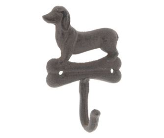 Zidna vješalica od smeđeg željeza za psa 10 cm x 4 cm x 15 h